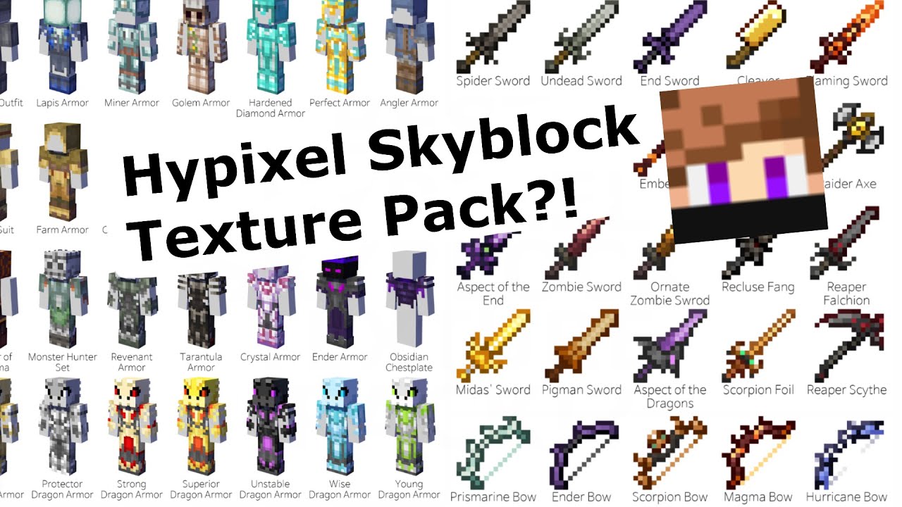 hypixel skyblock texture pack download
